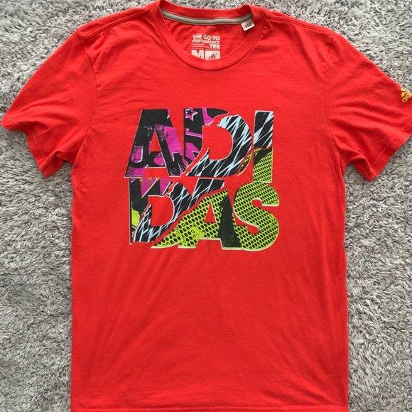 Retro Adidas Climalite T-Shirt. Medium. Adidas Climalite Line. - Picture 2 of 12